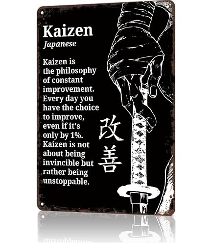 Amazon.com: WZVZGZ Retro Tin Sign Samurai 7-5-3 Code Spirit Body