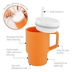 Infantino My 1st Tumbler, Silicone Sippy Cup with