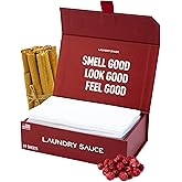 Laundry Sauce - Laundry Dryer Sheets (French Saffron), Luxury Fragrance, Contains Essential Oils, Softens Fabric, Removes Static Cling, Eco-Friendly Packaging, Travel Friendly, 69 Count