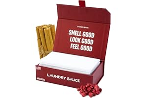 Laundry Sauce - Laundry Dryer Sheets (French Saffron), Luxury Fragrance, Contains Essential Oils, Softens Fabric, Removes Static Cling, Eco-Friendly Packaging, Travel Friendly, 69 Count