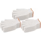 EIRUN Cotton Work Gloves for Warehouse, Moving, Gardening and Cleaning | Breathable Knit Fabric, Flexible Fit, Reusable Design, Packing, Sorting, Moving, Cleaning, Maintenance and Daily Labor