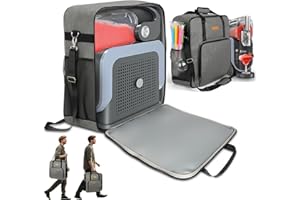 ONSLOWE Portable Travel Carrying Bag for Ninja Slushie Machine FS301/FS301C - Waterproof Nylon, Front-Opening Design, Multi-Pocket Storage with Handles, Ideal for Outdoor Frozen Drink Maker