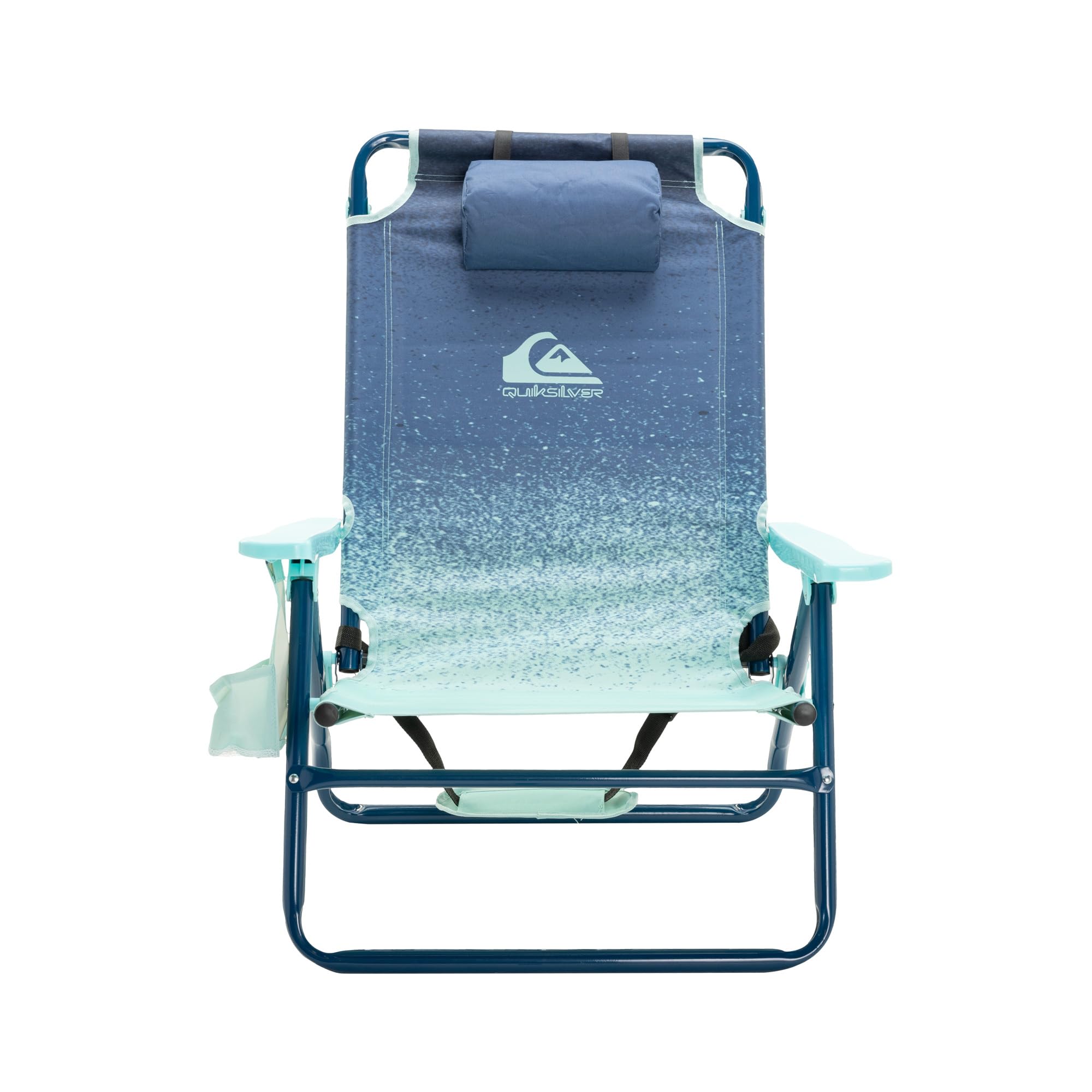 Photo 1 of ***used***QUIKSILVER Beach Chair – Lightweight Folding Chair with Adjustable Recline and Cup Holder – Portable and Durable Chairs for Beach, Camping Chair, or Concerts in The Park
