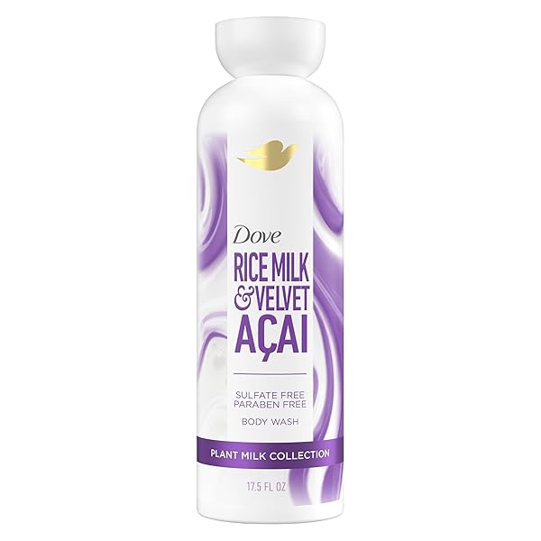 DOVE PLANT MILK CLEANSING BODY WASH ACAI &...