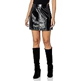 Theory Women's Patent A-line Mini Skirt