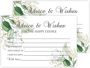 Wedding Wishes Greeting Card With Matching Envelope