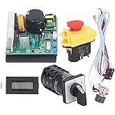 Motor Control System Speed Controller Potentiometer Board LCD Display Hall Sensor for CJ18A Mini Lathe