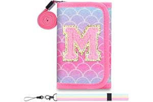Luchike kids wallet Girls wallet with Coin Pocket - Toddler Girls with Magic Sticker Teen Girl for Gifts M