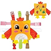 Buckle Toys - BokBok Chicken - Learning Activity Toddler Plane Travel Essential Toy - Develop Motor Skills and Problem Solving