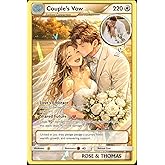 CustomsMerch Custom Poke Card for Couples, Personalized Metal Wallet Card with Picture, Custom Photo Gifts, Gifts For Husband, Wife, Anime Photo Wedding Couple Gift, Gift Valentine for Boyfriend