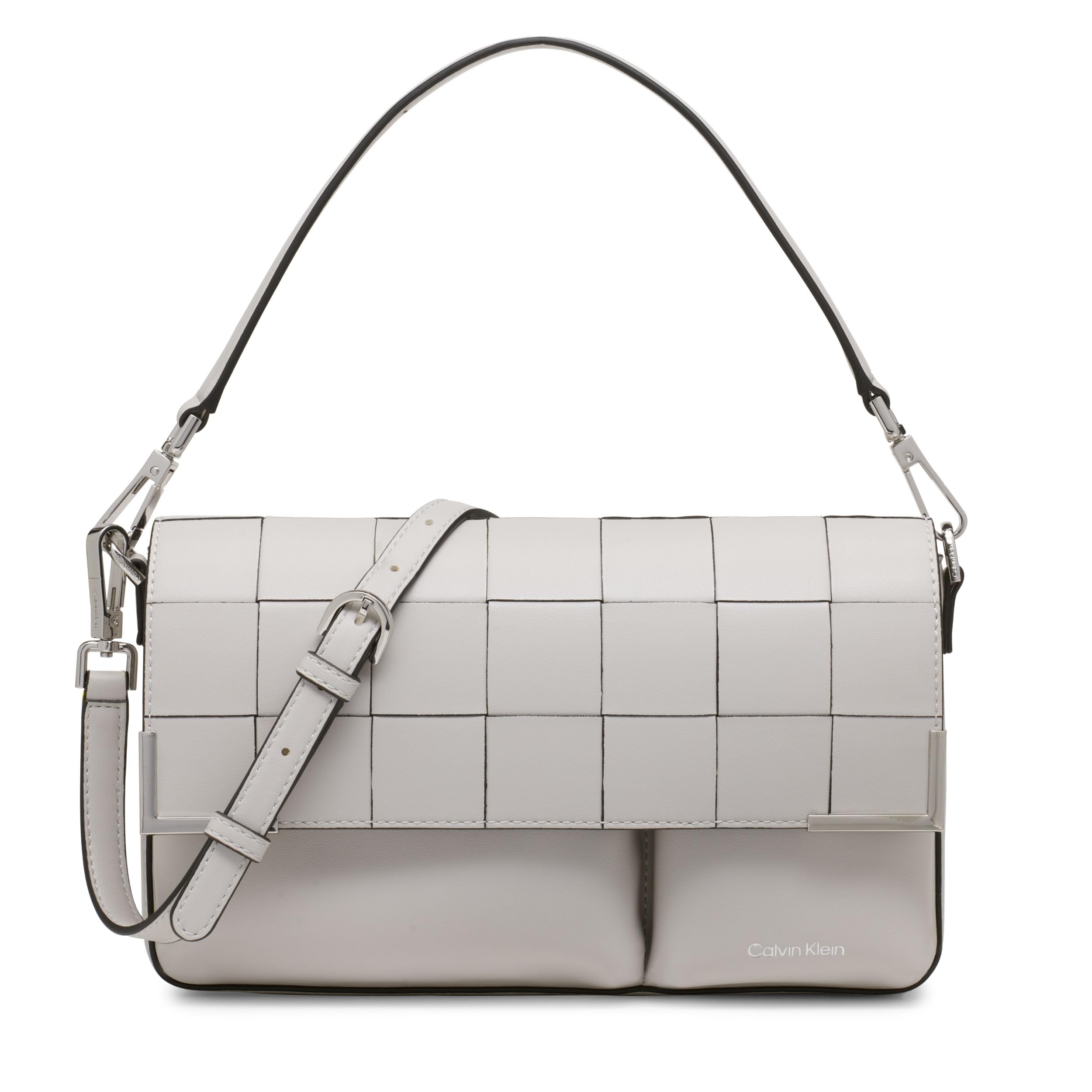 Calvin Klein Mica Organizational Flap Demi Shoulder