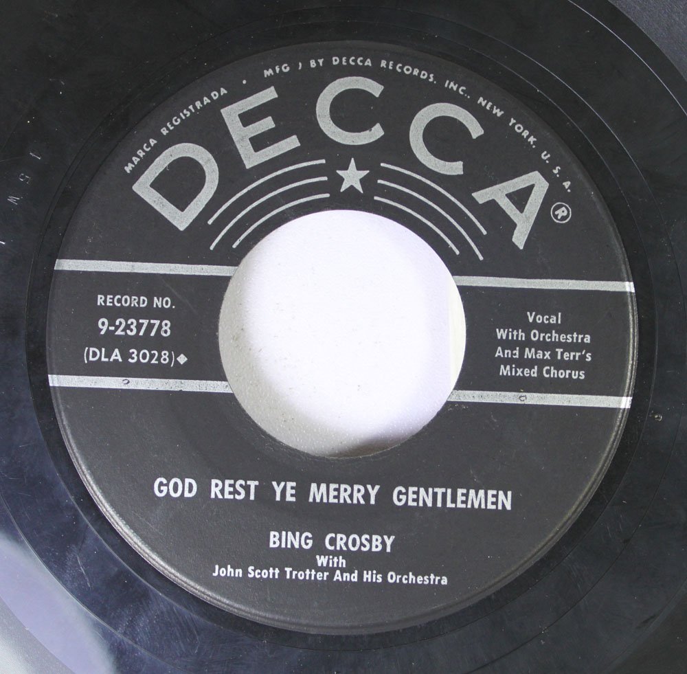 Bing Crosby God Rest Ye Merry Gentlemen