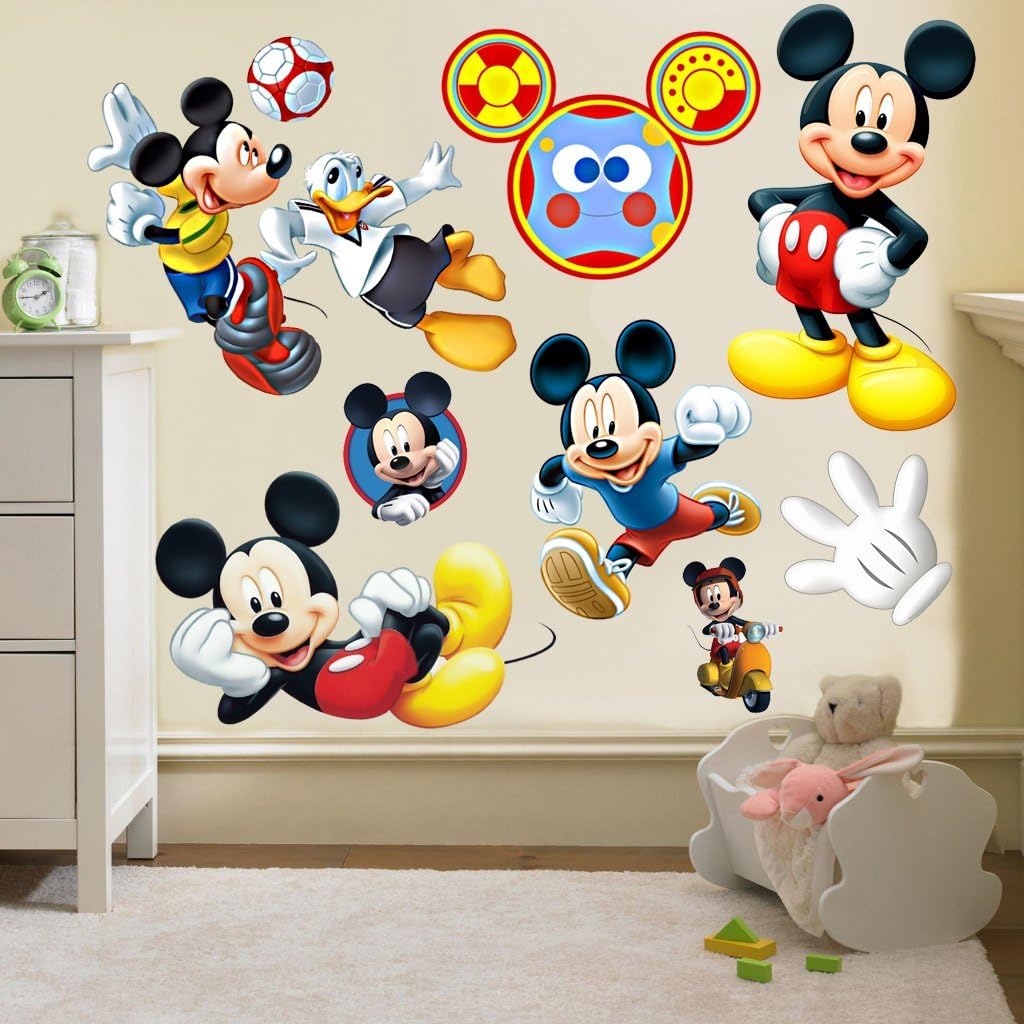 Mickey Mouse Clubhouse Wall Room Decor Decal - Removable