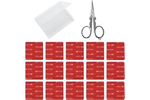 HNMZDS Double Sided Tape, 3M VHB Heavy Duty Mounting Tape Pad Sticker Strong Adhesive Tape Waterproof Foam Tape for Indoor and Out Door, Home Decoration, Car (2in x 2in 16pcs)