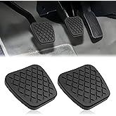 ZOKYUYS 2pcs Rubber Brake Clutch Pedal Pad Cover,Non Slip Brake Clutch Pedal Pad,Compatible with Accord Civic Acura CL 46545 SA5 000 Brake Pedal Replacement