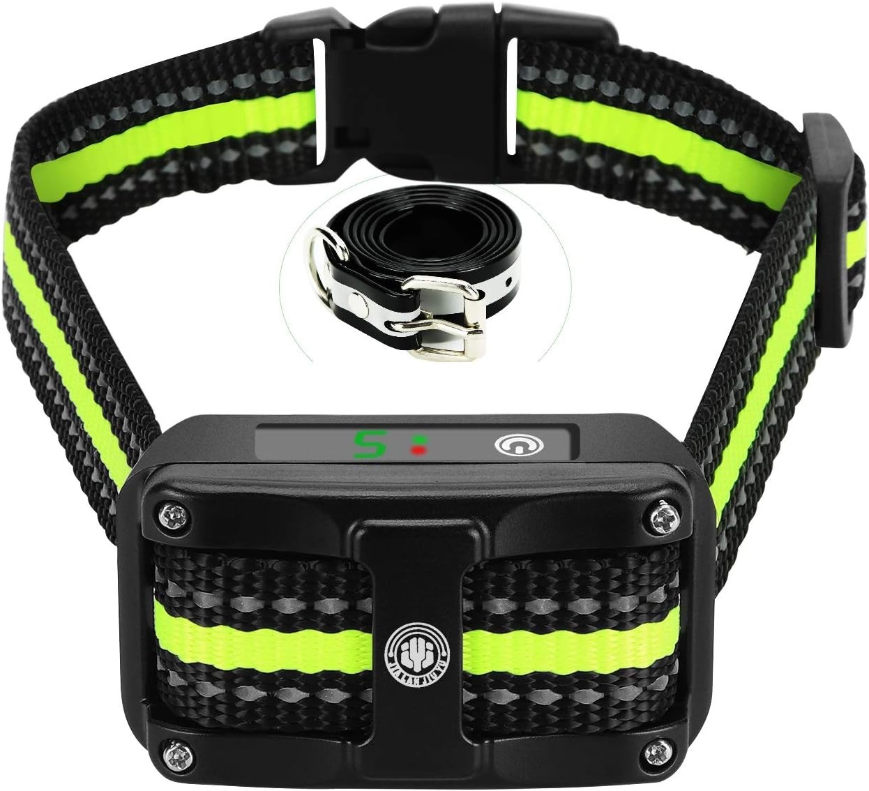 Bark Collar [ Newest 2019 Upgraded ] Rechargeable Shock Training Collar with IP67 Waterproof and Smart Detection Module w/Triple Anti Barking Modes: Beep/Vibration/Shock for Small/Medium/Large Dogs
