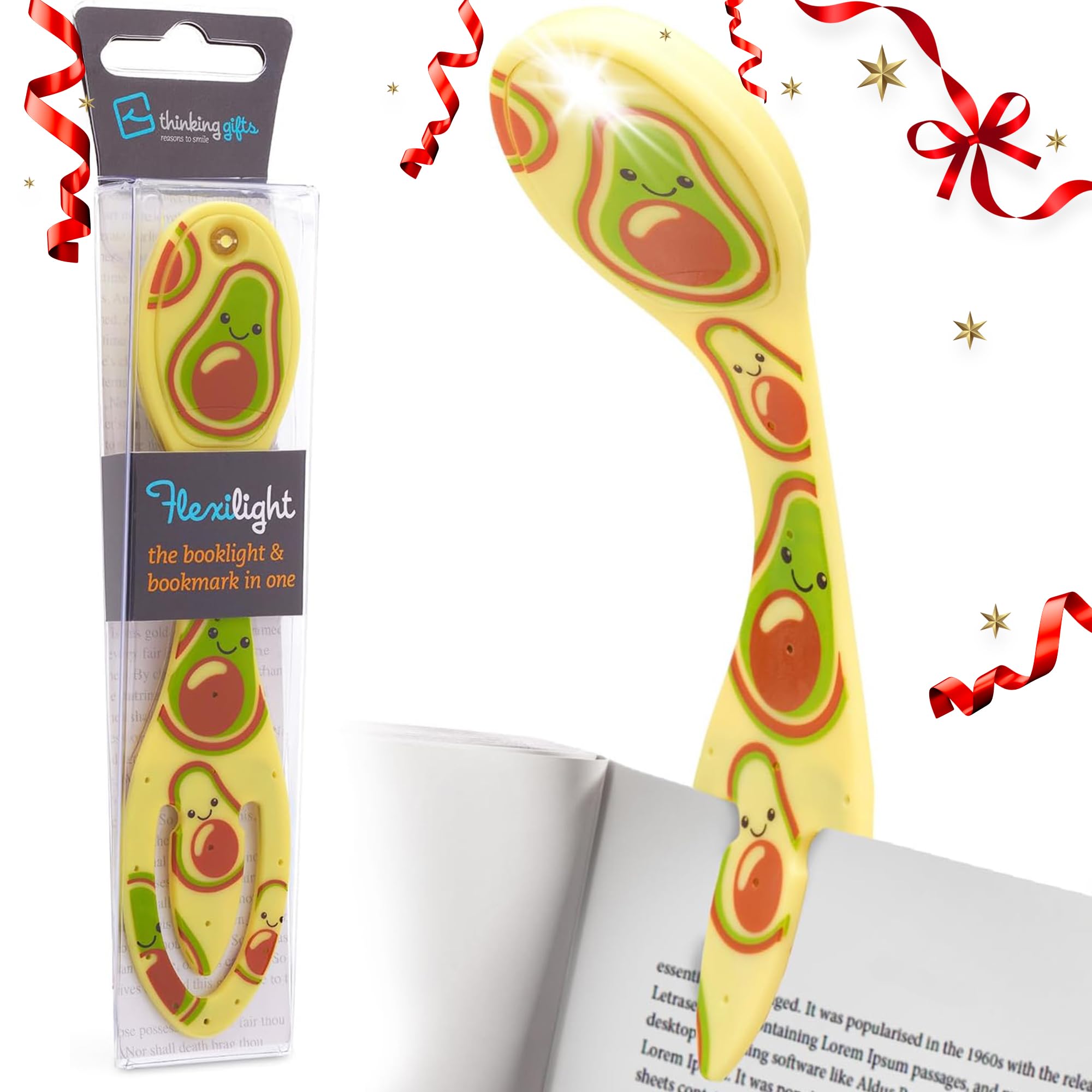 Flexilight Reading Light | 2 in 1 Bookmark Book Light | LED Clip On Reading Lamp | Children and Adult Book Torch | Book Accessories | Gift for Readers, Book Lovers