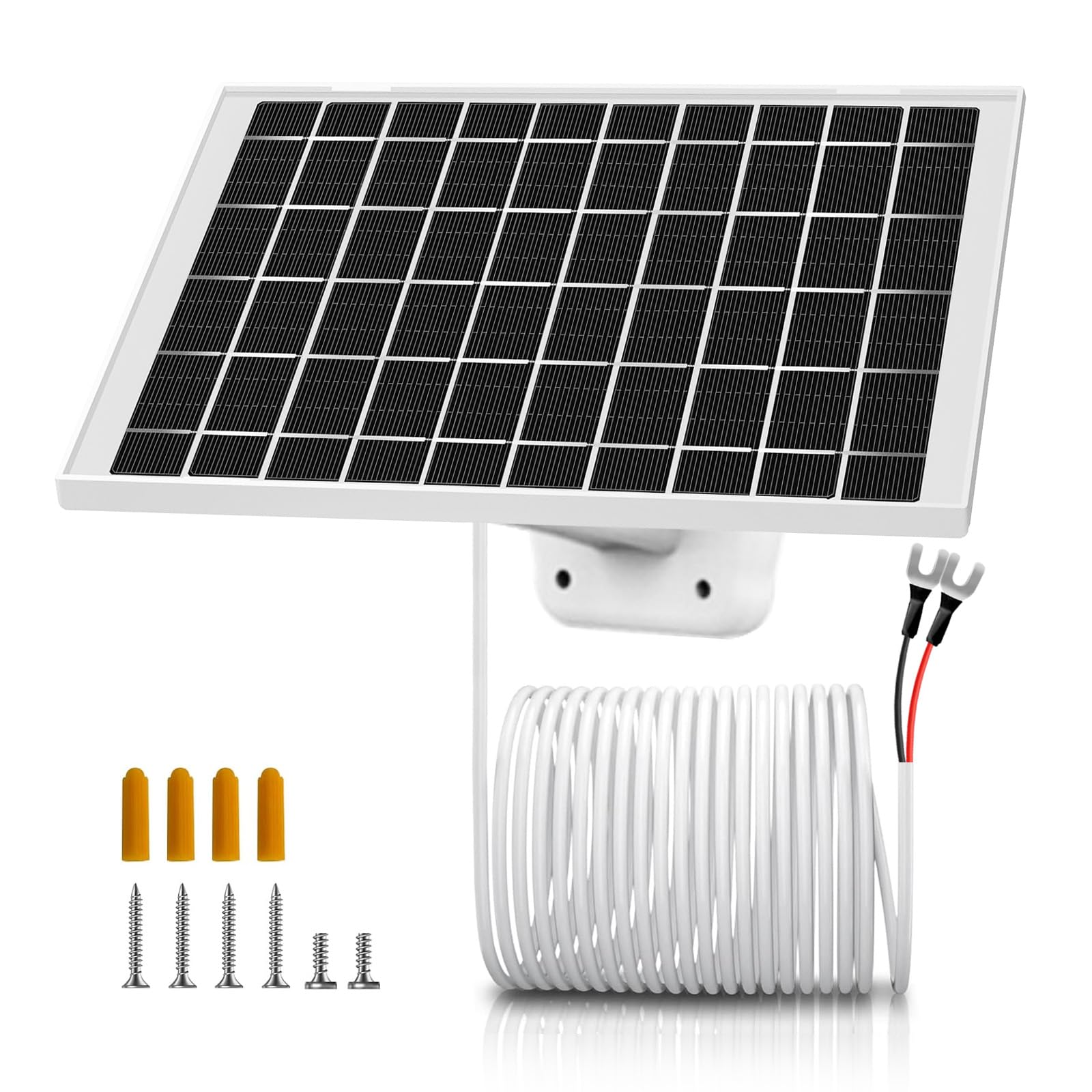 Photo 1 of Solar Panel Charger for Ring Doorbell Cam Compatible with Ring Video Doorbell 3, Video Doorbell 3 Plus, Video Doorbell 4, Battery Doorbell Plus, Battery Doorbell Pro Camera Solar Panel Cable Cord
