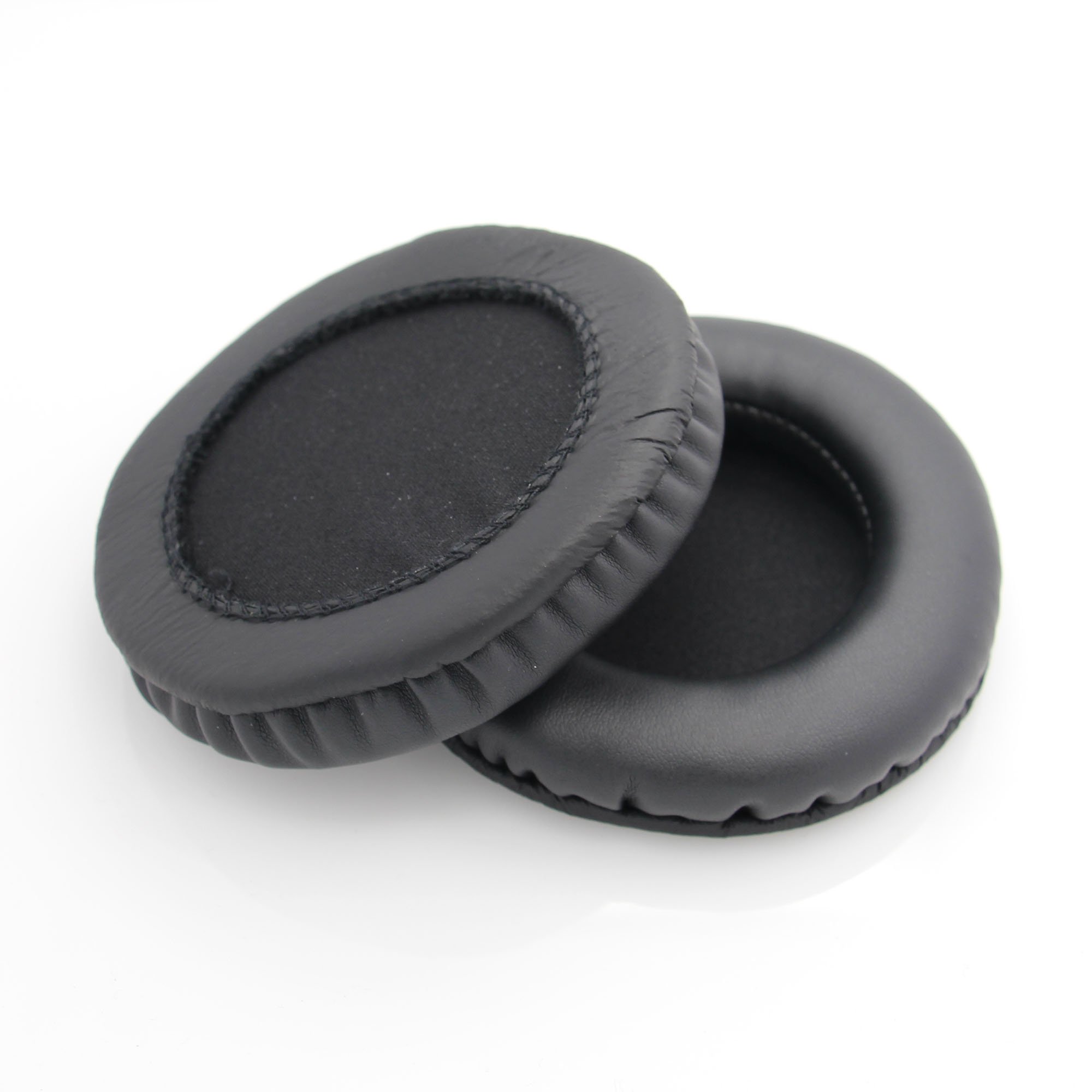 ShineCozy Premium Headphones Earpads Protein Leather Foam Ear Cushions,Headset Ear Pads Spare Replacement Parts (For Universal Size Diameter 90MM J-55)