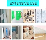 Hoiny Hook and Loop Tape 8M 20mm White Self-Adhesive Strips view 6
