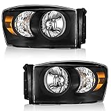 WEELMOTO Headlights for 2006-2008 Dodge Ram 1500