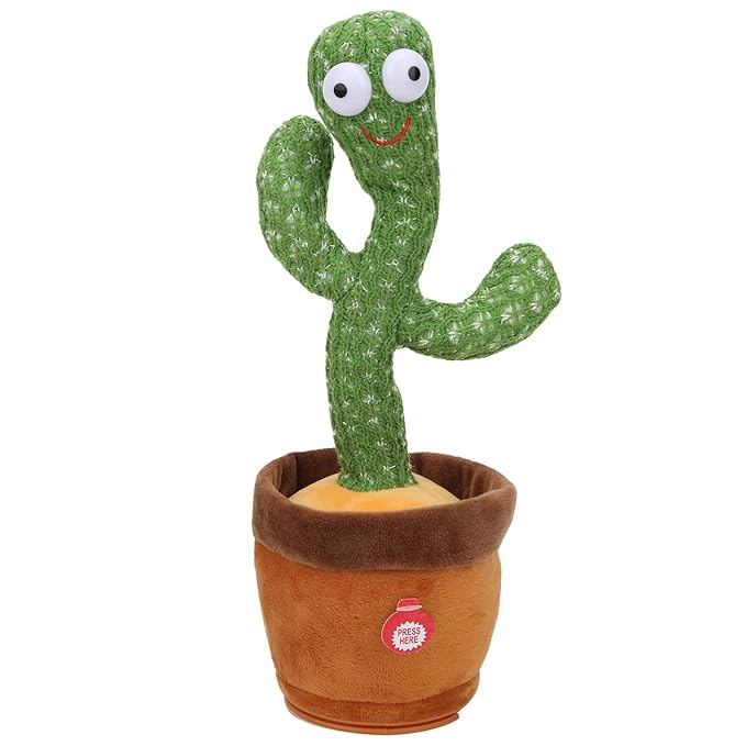 Singing Cactus Plush Toy, Dancing Cactus Toy, Safe for Children