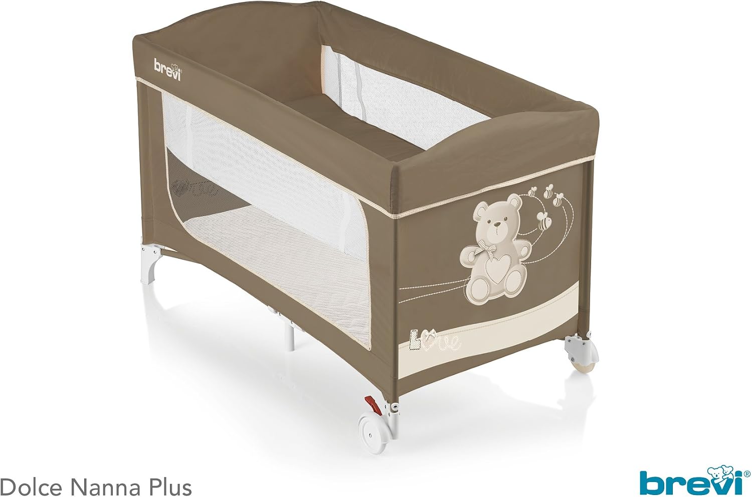Brevi Dolce Nanna Plus Lit Parapluie Avec Kit Rehausseur Little Bear Lits Cages Lits De Voyage Mkyra Org