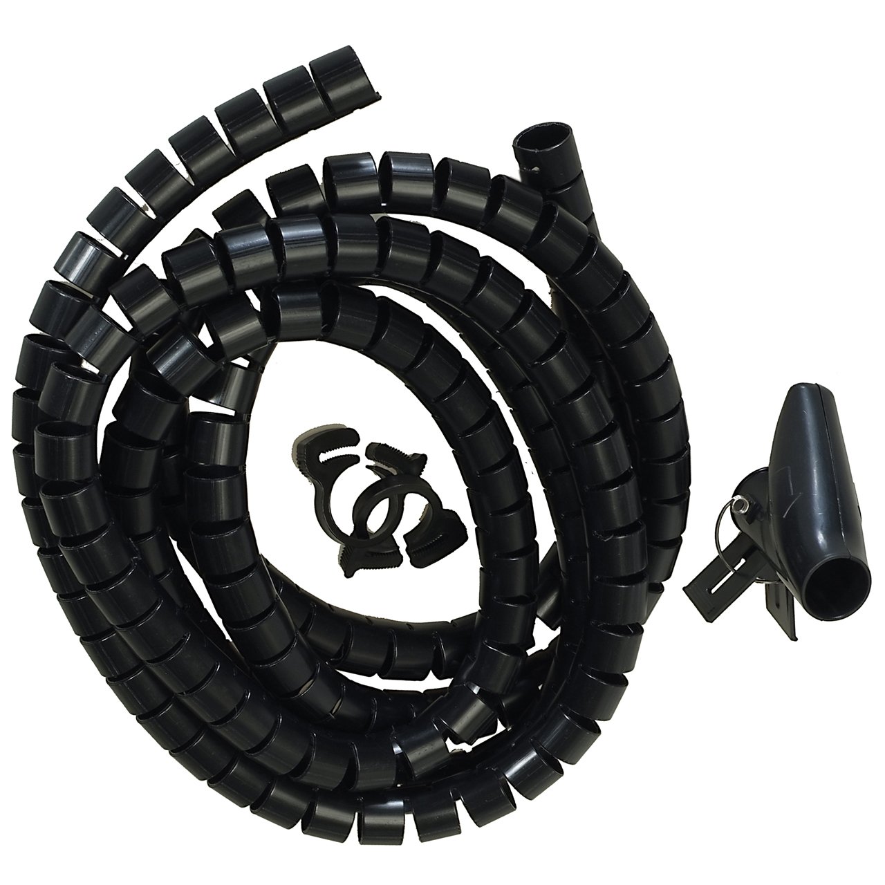 thumbnail image 2 of MECO Cable Spiral Wrap – 5 Meters – Protect & Bundle Wires – Black/White/Blue/Red 2 of 6