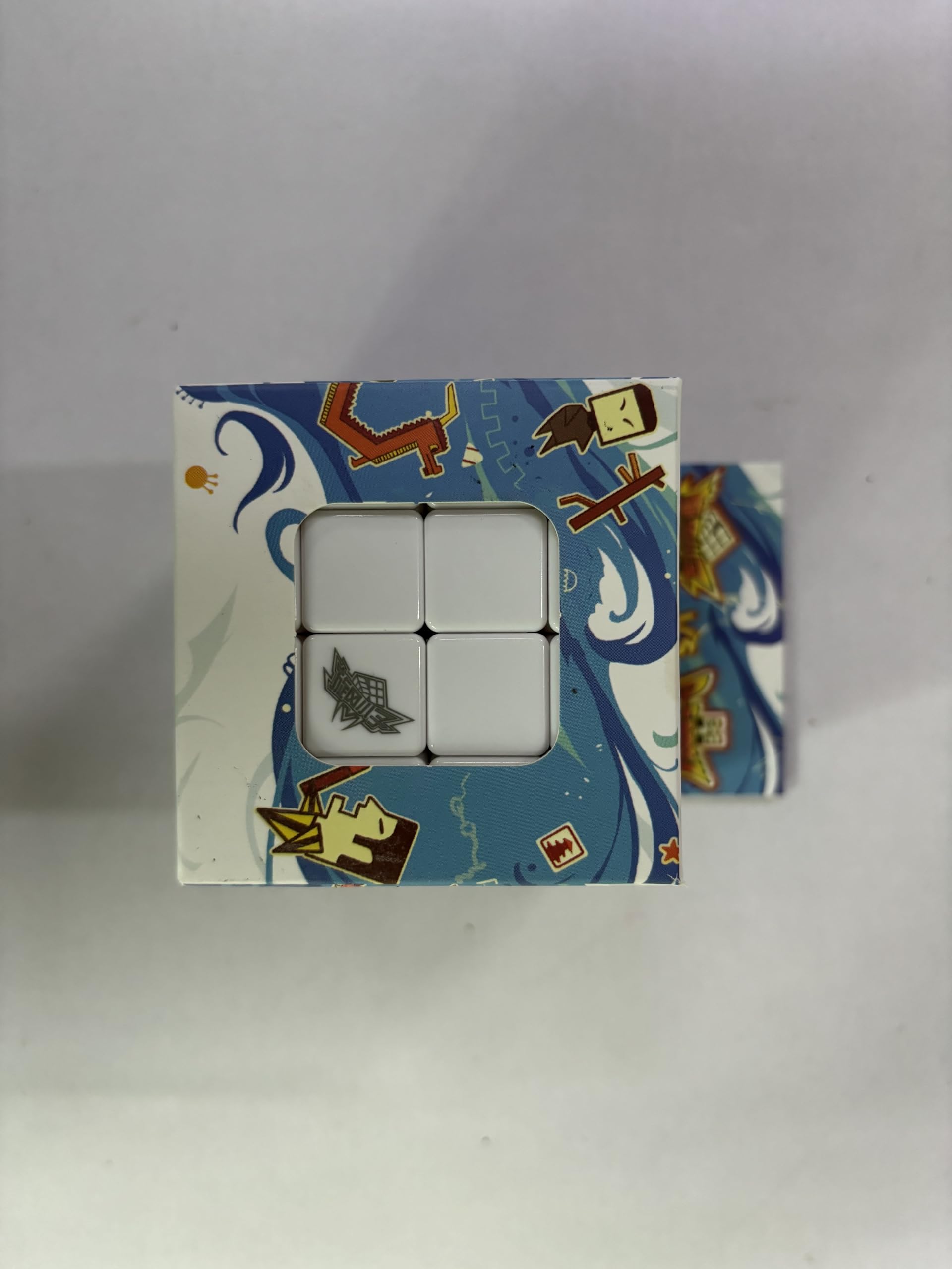 D-FantiX Cyclone Boys 4x4 Speed Cube Stickerless 4 by 4 Magic Cube 4x4x4 Puzzles Toys (60mm)