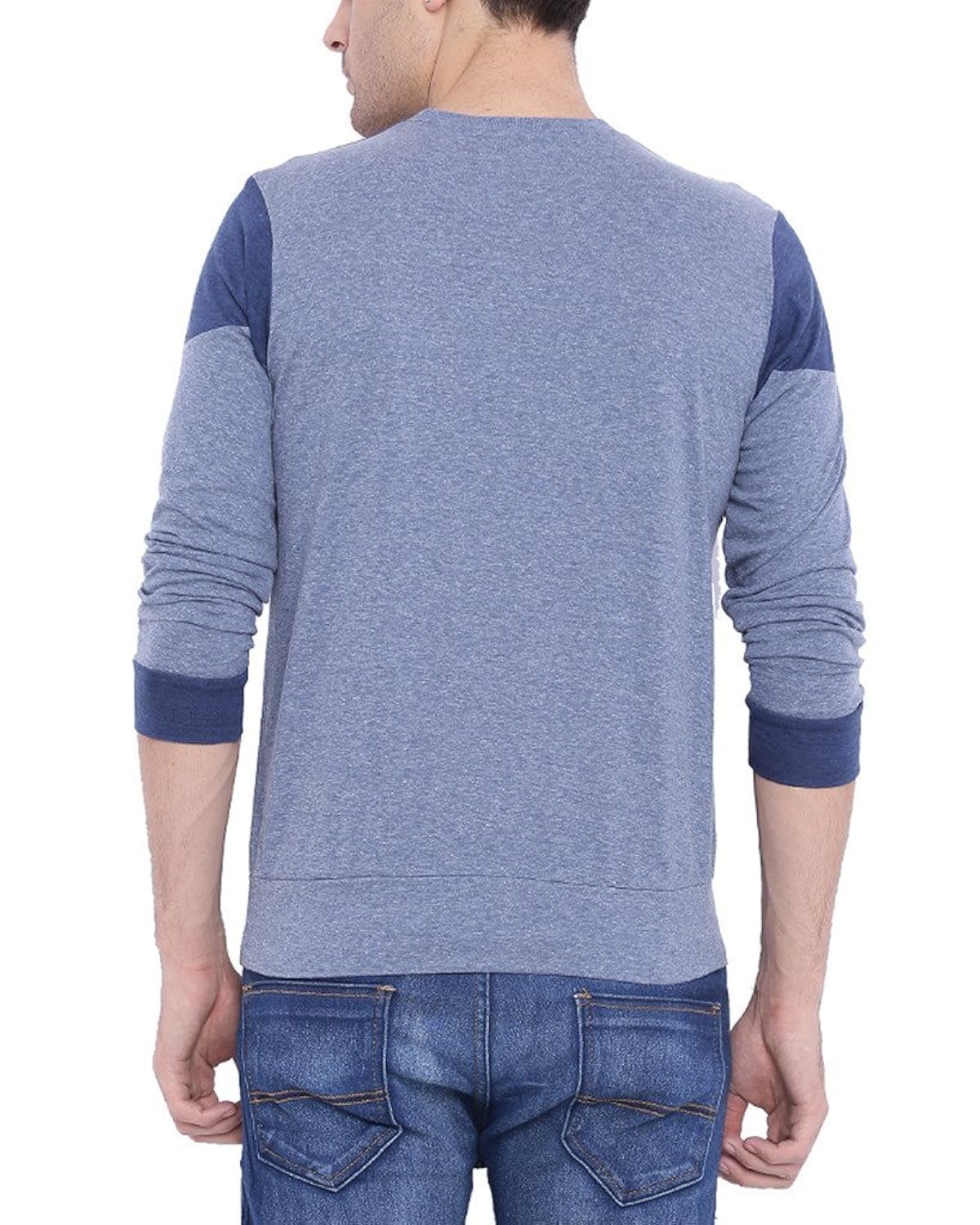 campus sutra men's cotton round neck full sleeve t-shirt