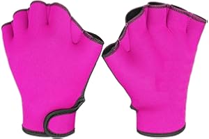 EFANR 1 Pair Swimming Gloves Aquatic Swim Training Gloves Neoprene Webbed Gloves Fitness Water Resistance Glove for Men Women Children Unisex