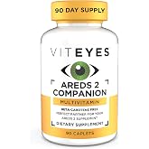 Viteyes Classic AREDS 2 Companion Beta-Carotene Free Multivitamin Supplement, Comprehensive Multivitamin Formula for AREDS 2 Users, 90 Caplets