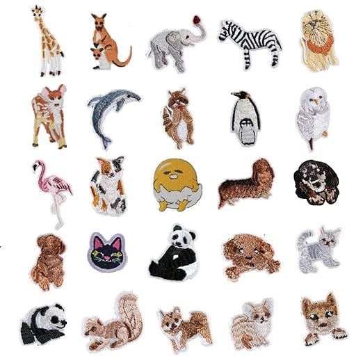 Amazon Wdlife アイロン刺繍ワッペン Diy服 おしゃれ 可愛い装飾