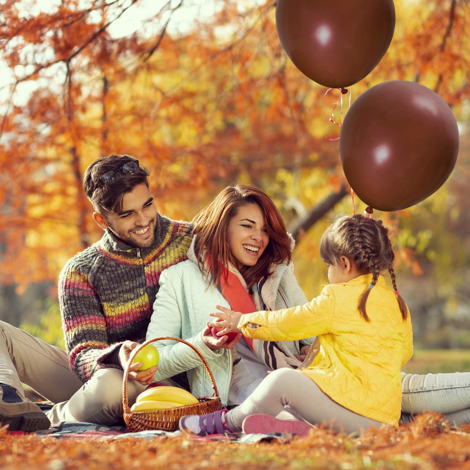 100 Pieces Latex Party Balloons Latex Balloons for Weddings, Birthday Party, Bridal Shower, Party Decoration (Dark Brown, 10 Inch): Health & Personal Care