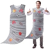 Yearntown Halloween Tornado Costume Adult, Swirling Tornado Vortex Style Costume, Halloween Storm Cosplay Cloth for Enjoys Thunder Weather, One Size Only Fits Most