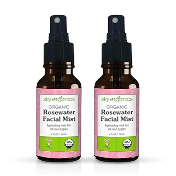 organic rosewater facial mist