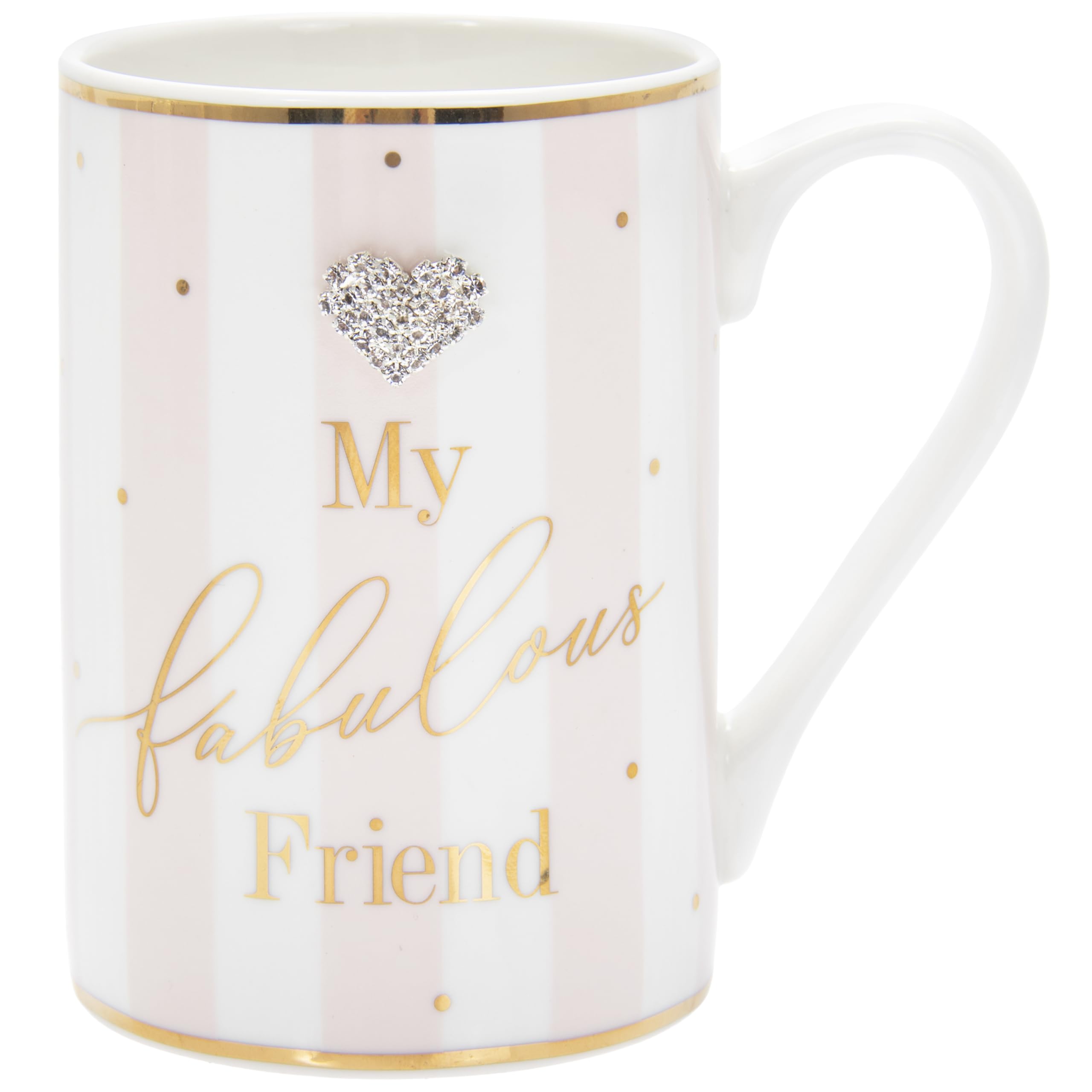 LEONARDO The Collection Mad Dots by Hearts Design Mad Dots Fab Friend Mug for Home & Kitchen | Newly Designed Mugs for Tea & Coffee | Lovely Cup for Mens Gifts & Birthday Gifts for Women
