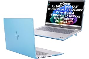 mCover Case ONLY Compatible for 17.3” 2025+ HP OmniBook 7 17-DCxxxx and OmniBook X 17-DDxxxx 17-DExxxx Series Windows Laptop 