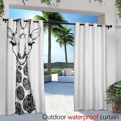 Amazon Com Loveeo Black And White Curtains For Bedroom