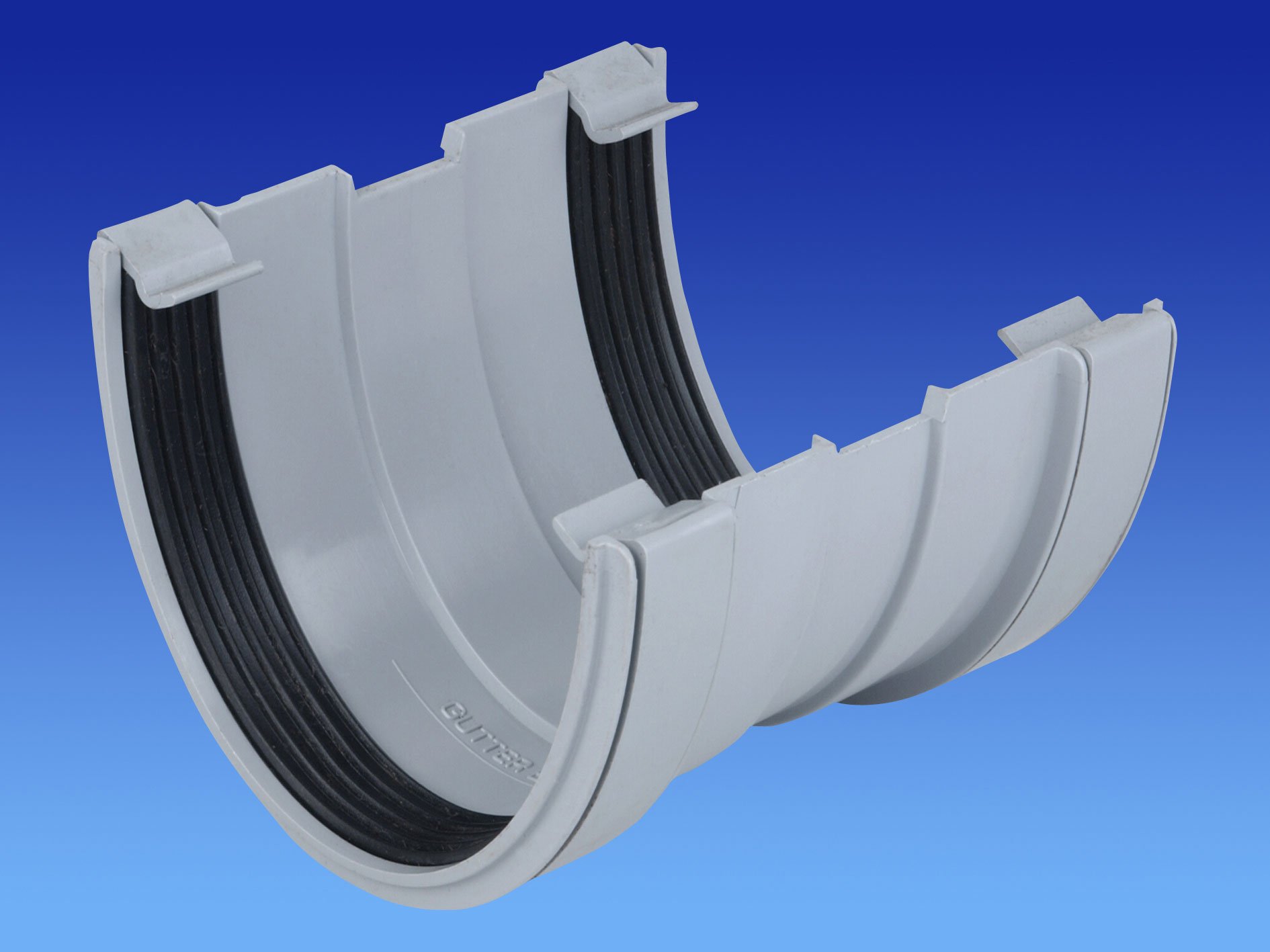 OSMA Grey 113mm Gutter Union for DeepLine 4.5:2.5 System 9T909G