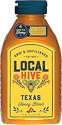 Local Hive Texas Raw Unfiltered Honey 16oz. 100% US