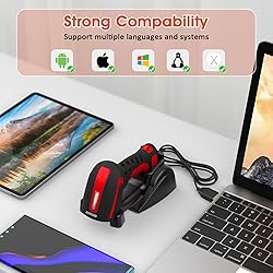 Symcode 2D Industrial Barcode Scanner with Stand