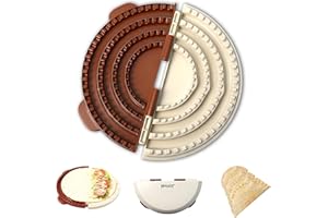 Jorivel Tortilla Sealer w/Stainless Steel Edge for 4/6/8/10 Inch Flour Tortillas, Tacos, Quesadillas, Burritos | Tortilla Pre