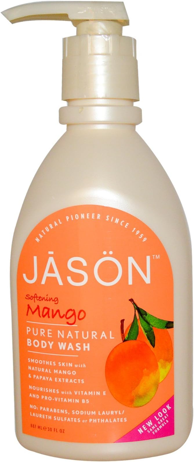 Mango & Papaya Satin Body Wash With Pump - 900ml