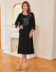 GRACE KARIN Women Wedding Guest Sequin Dress with