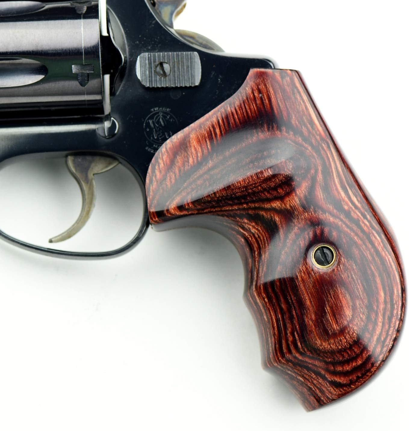 Altamont - S&W J Round Revolver Grips - Bateleur - Real Wood Gun Grips fit Smith & Wesson J Frame Round Butt .38 Special and 9mm Revolvers - Made in USA - Rosewood : Sports & Outdoors