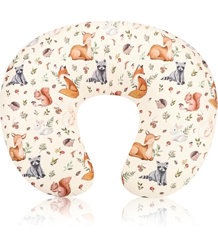 PILLANI Almohada De Lactancia Para Lactancia Materna Y Biberón, Almohada Original De Lactancia Materna Para Mamá Y Bebé, Funda De Algodón Extraíble, Correa De Cintura Ajustable, Artículos Esenciales