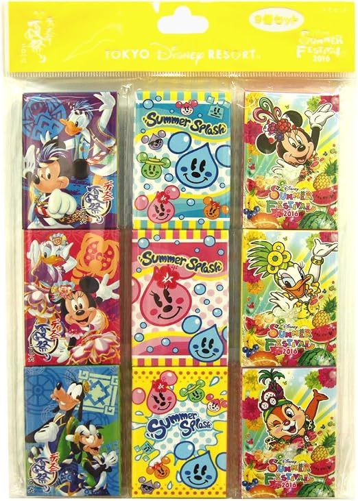 Amazon Co Jp ディズニー 夏祭り サマーフェスティバル 16 ミニ Box メモ セット 9個 ミッキー ミニー 他 文房具 ディズニーリゾート限定 グッズ 文房具 オフィス用品