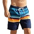 Angel season Men's 7" Quick Dry Swim Trunks with Compression Liner 2025 New Beach Board Shorts Bathing Suit with Pockets