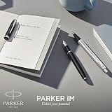 Parker IM Rollerball Pen Matte Blue Fine Point Black Ink Gift Box view 6